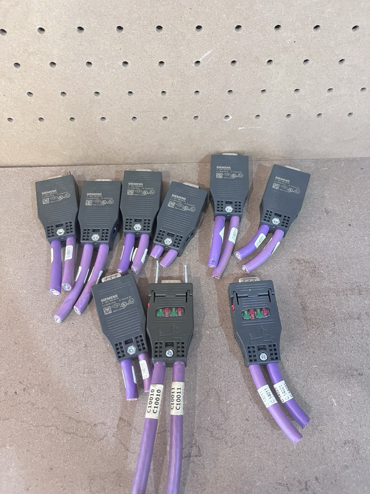 3x Siemens 6GK1500-0FC10 E-Stand: 01 Busanschlussstecker / Bus connector -used-