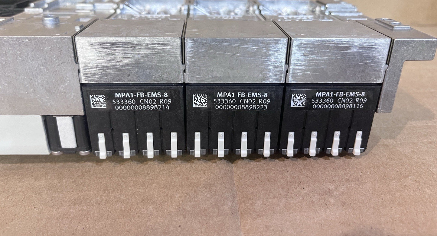 Festo CPX-FB23 526176 Valve Terminal w/ 3x MPA1-FB-EMS-8 533360 12 Stations