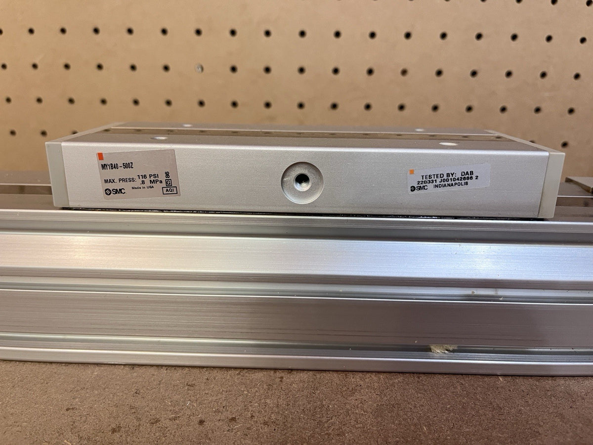 SMC MY1B40-500Z Mechanically Jointed Rodless Cylinder 40mm Bore 500mm NEW