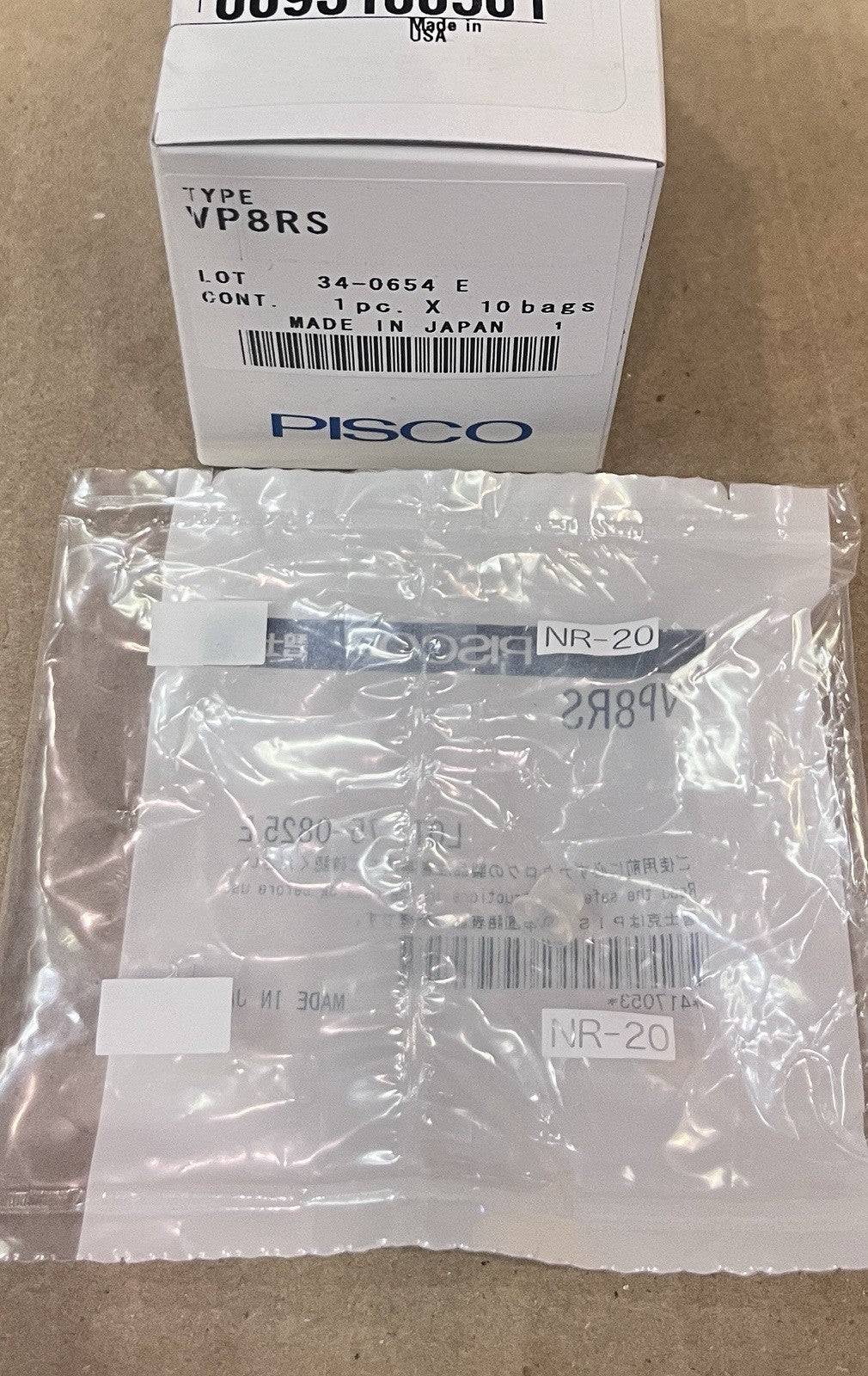 NEW PISCO VP8RS Vacuum Generator Vacuum Ejector Made in Japan Lot of 10