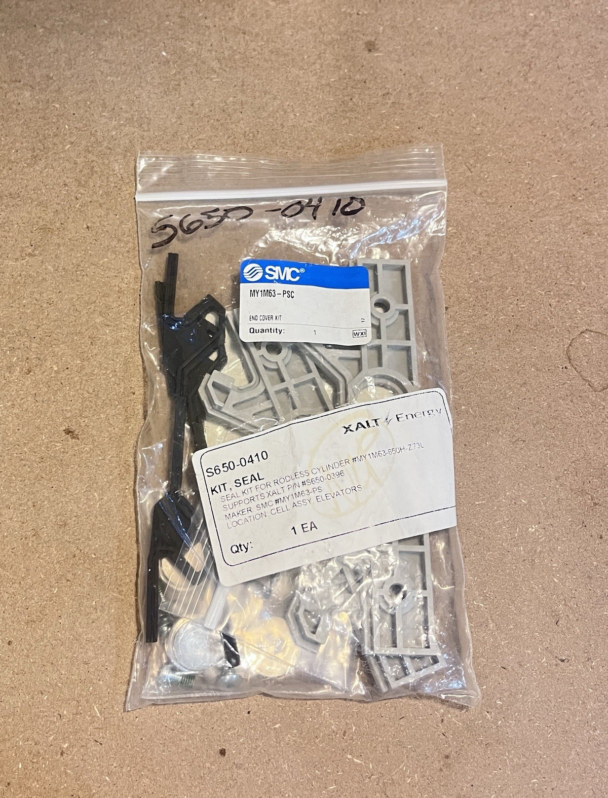 SMC Model: MY1M63-PSC End Cover Kit New Old Stock *