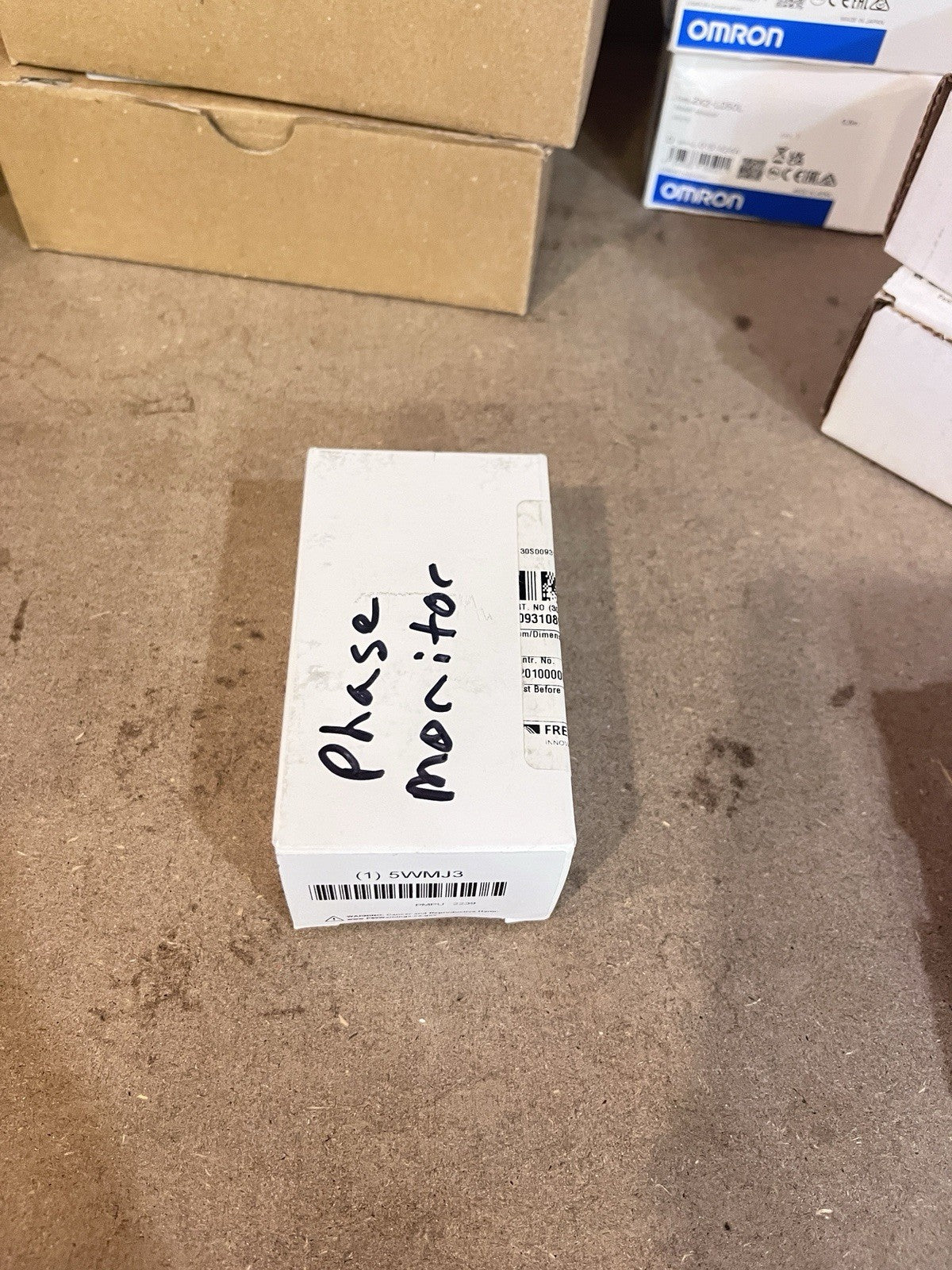 Macromatic PMPU 3-Phase Monitor Relay 190-500V AC 8-Pin Plug-in Manual Reset NIB