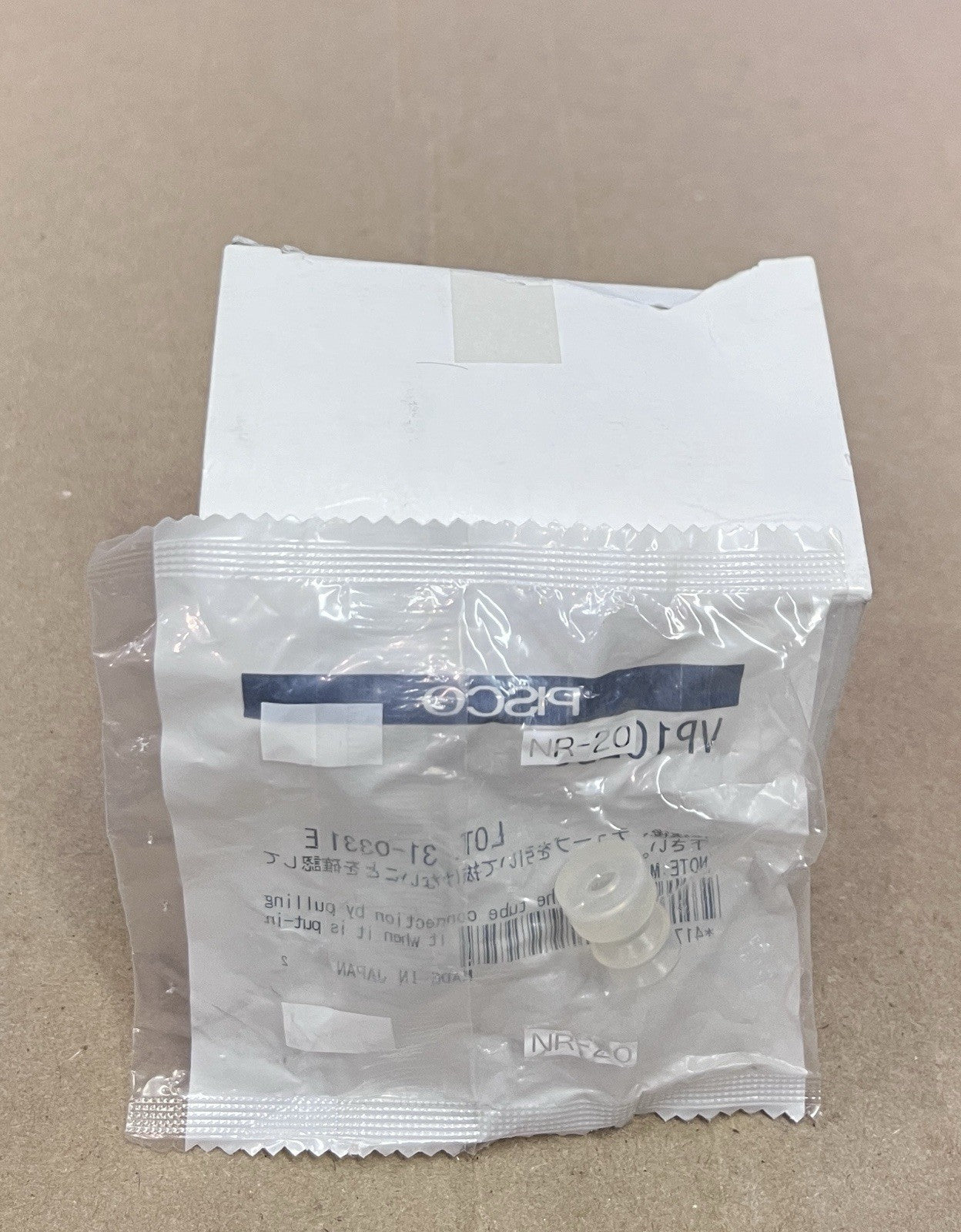 PISCO VP10LBS Vacuum Pad Rubber Soft Bellows Type Lot of 10 Pcs New NOS