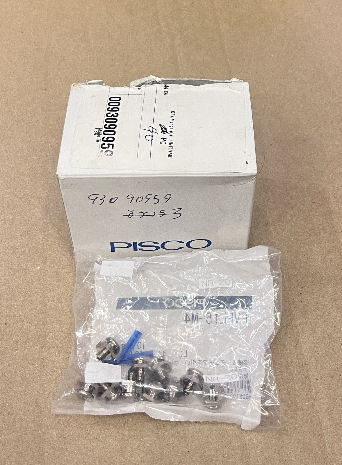 Pisco FVPL15-M4 Vacuum Pad Screw Set - New Pack of 4