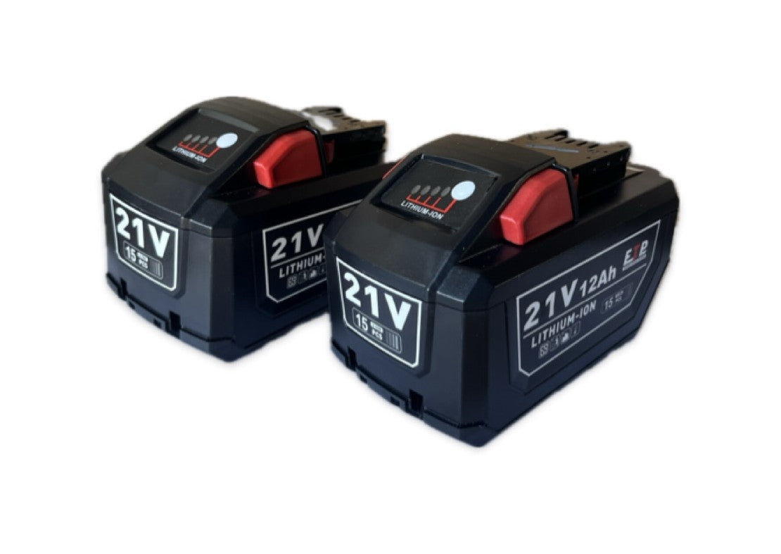 12.0Ah JP40 Ultra High Capacity Battery Compatible with Milwaukee M18 Tools β Premium Cells & 15-Month Warrant