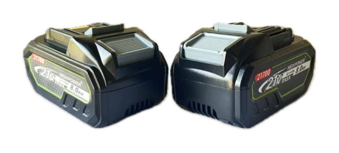 JP40 8.0Ah High Capacity Battery Compatible with Makita 21V Tools ā Premium Cells, Fast Shipping, 15-Month Warranty
