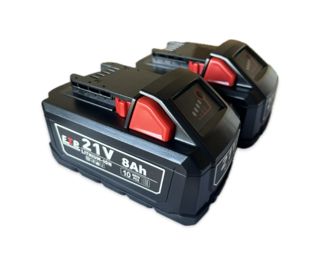 JP40 8.0Ah High Capacity Battery Compatible with Milwaukee M18 Series ā Fast Delivery & 15-Month Guarantee