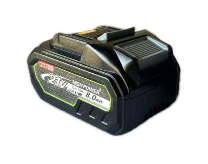 JP40 two pack 8.0Ah High Capacity Battery Compatible with Makita 21V Tools – Premium Cells, Fast Shipping, 15-Month Warranty