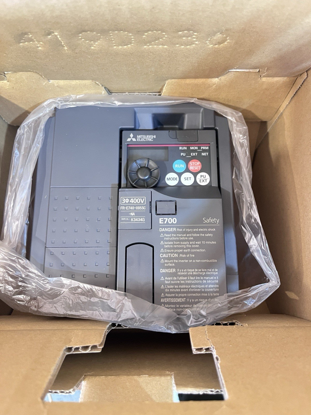 Mitsubishi FR-E740-095SC-NA Variable Frequency Drive VFD Inverter 3PH 480V NIB