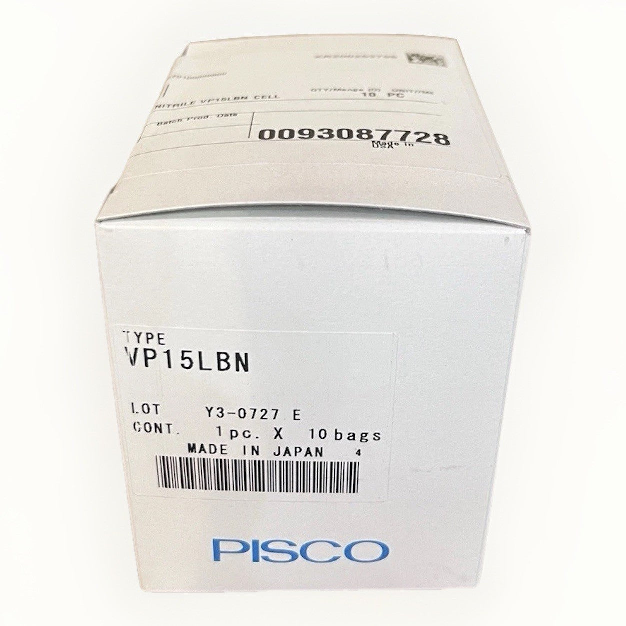 PISCO VP15LBN Vacuum Pad Rubber Bellows Type Lot of 10 Pcs 0093087728 New NOS