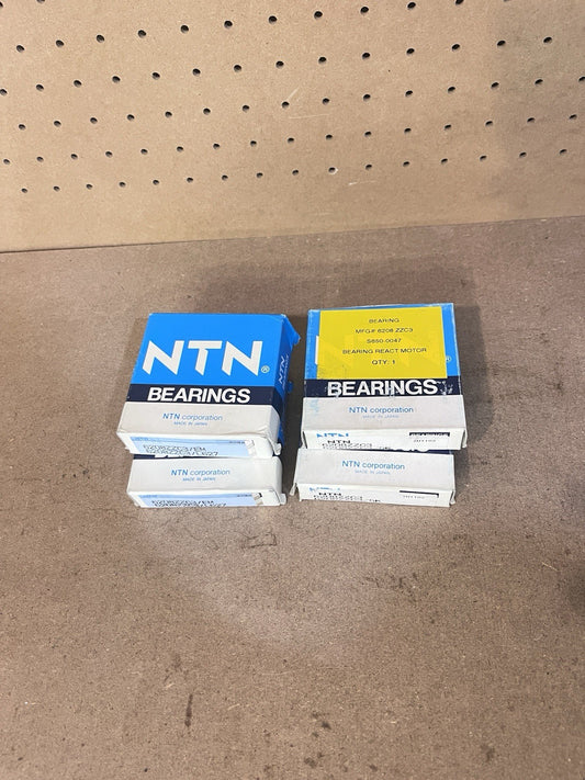 ⁠4 Pack NTN 6208ZZC3 Electric Motor Deep Groove Ball Bearings Japan