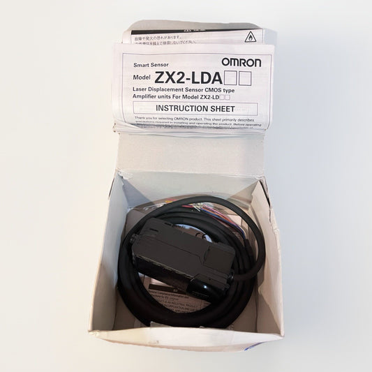 Omron ZX2-LDA11 Smart Laser Sensor Amplifier Unit 10-30VDC 2m NIB