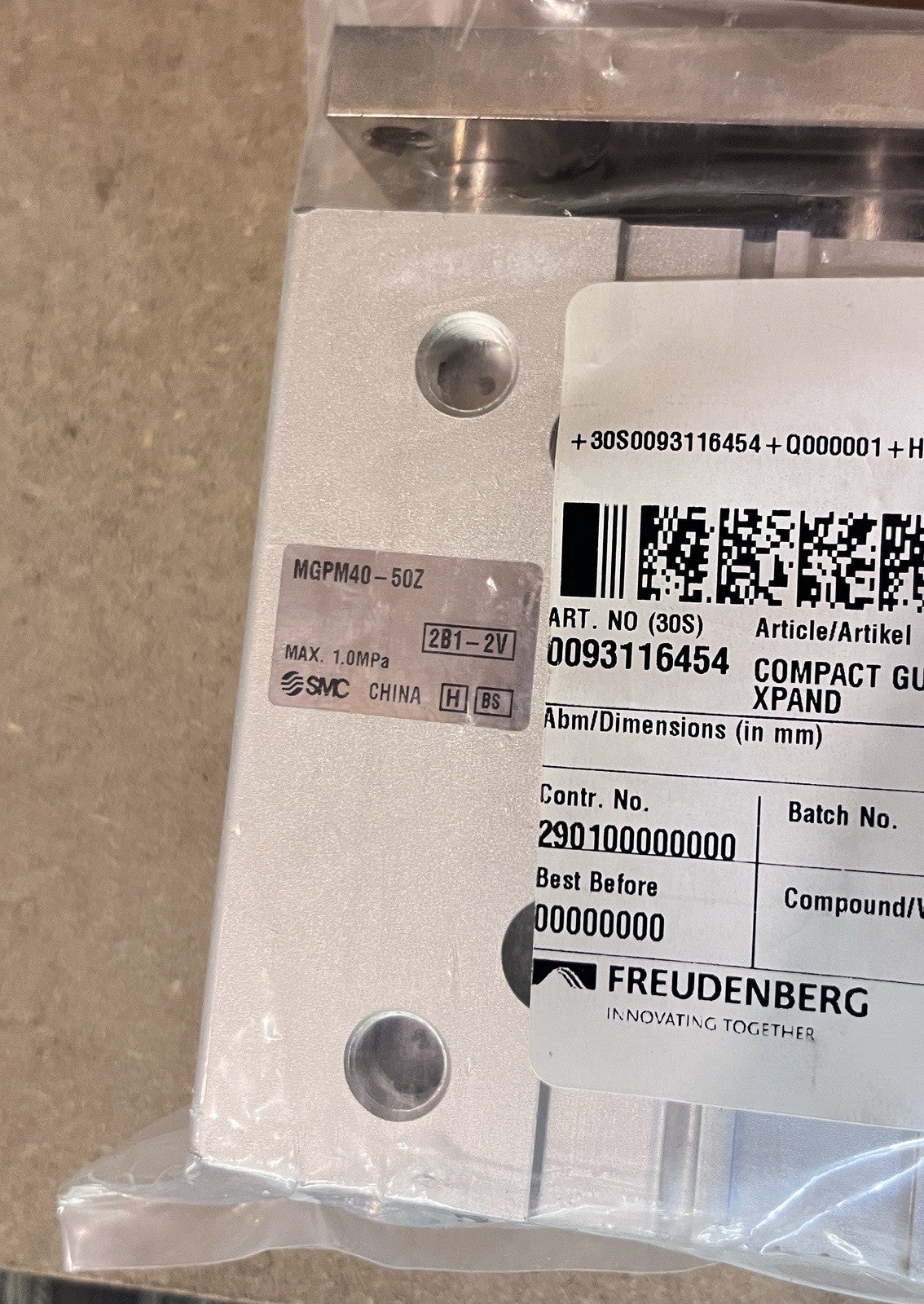 Brand New 1PCS SMC MGPM40-50Z Series Compact Guide Cylinder