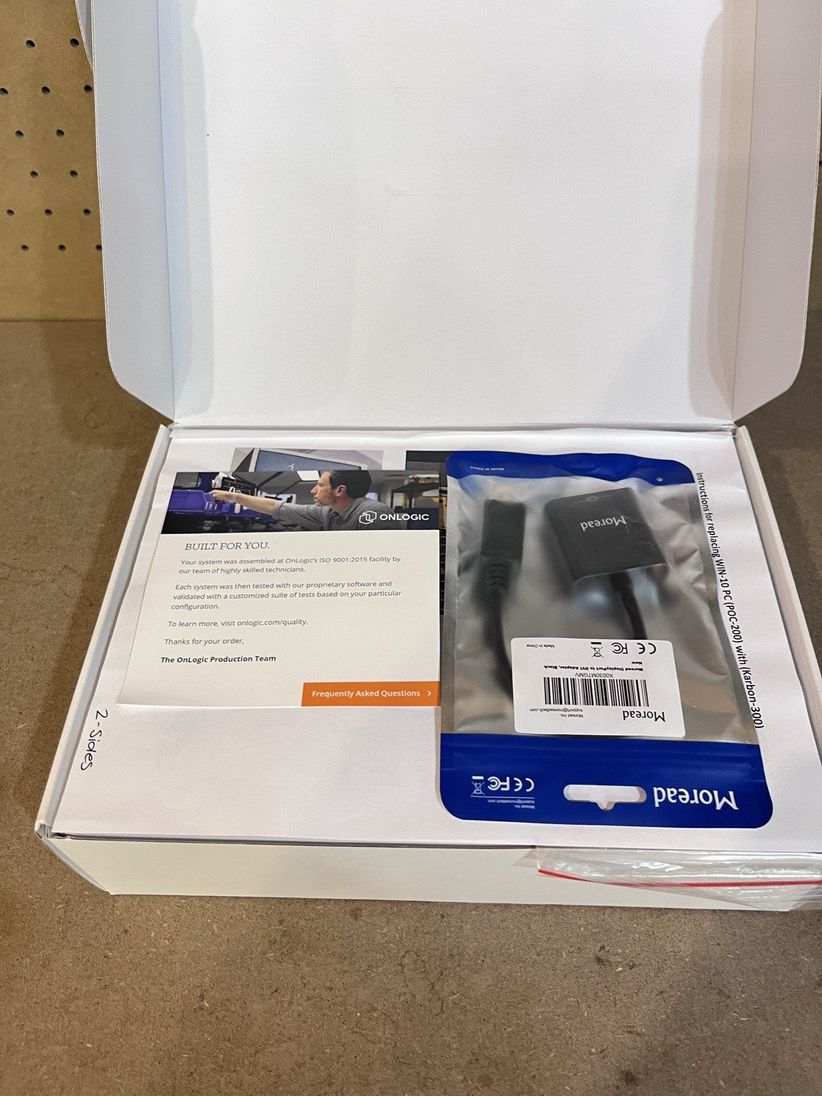 OnLogic Karbon 300 Industrial PC E3950 8GB WiFi Win 10 Pro COA License Key NOS