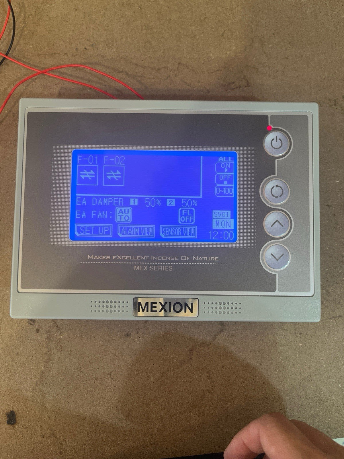 Tested MST MEXION MEX Series Clean Room HVAC HMI Controller Manual Included