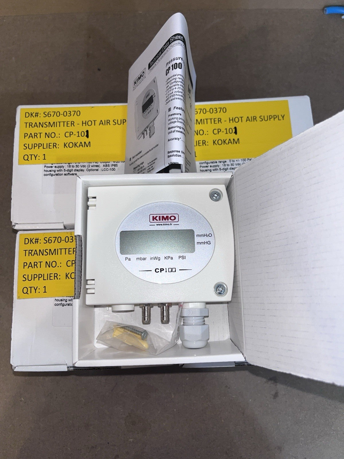 1PCS NEW Kimo CP100 CP101-PO differential pressure transmitter. #GW