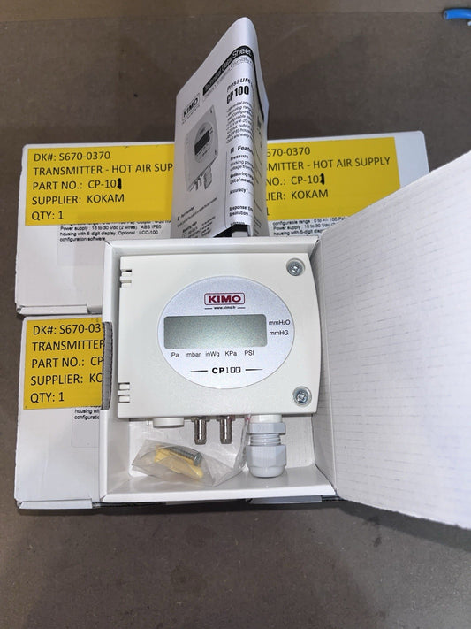 1PCS NEW Kimo CP100 CP101-PO differential pressure transmitter. #GW