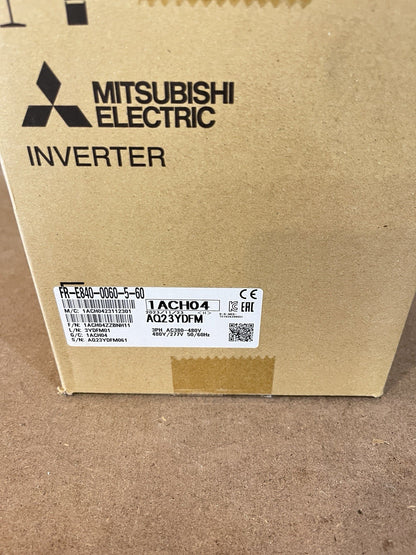 Mitsubishi FR-E840-0060-5-60 E800 VFD 2.2kW | Factory Sealed