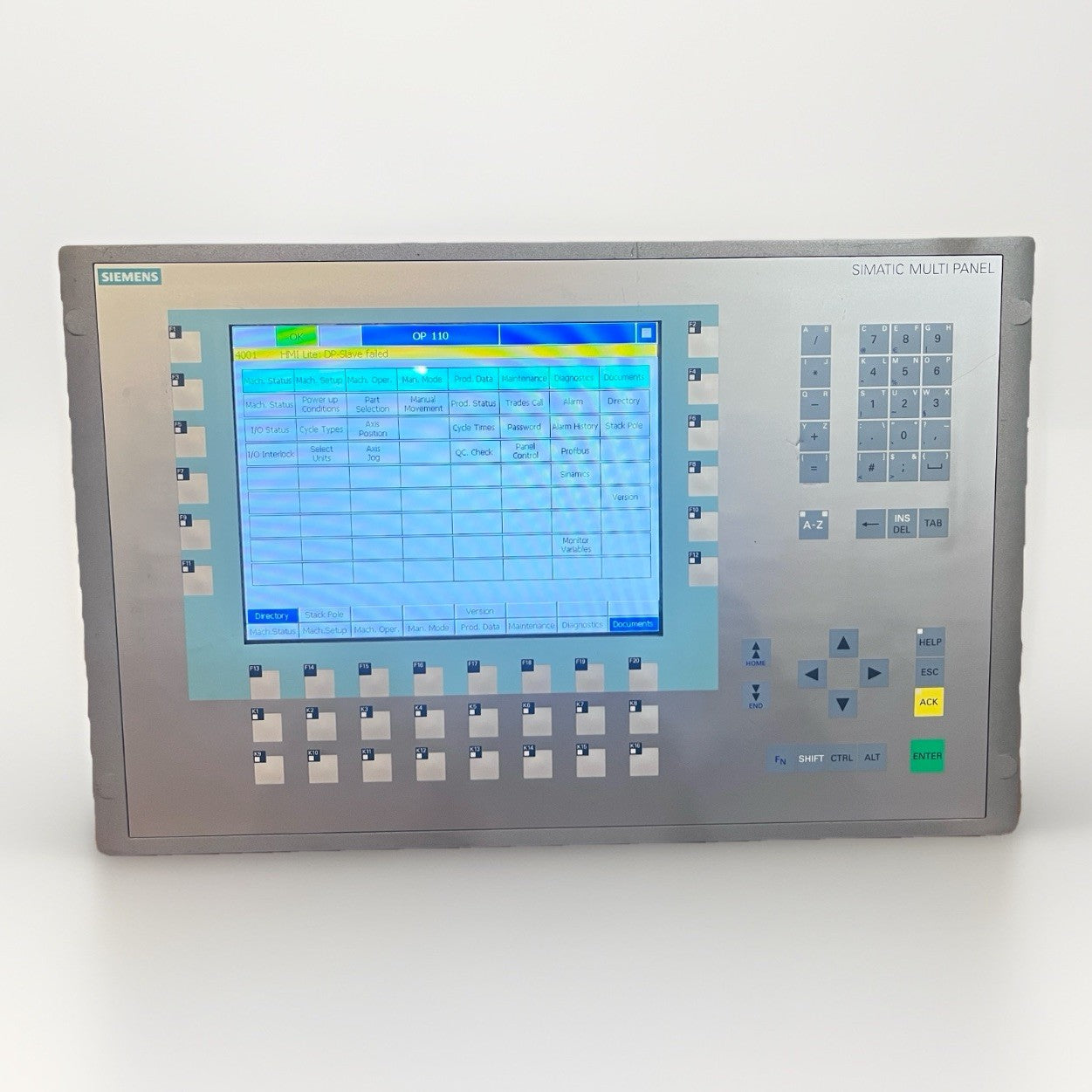 Siemens Simatic MP277 10" HMI 6AV6643-0DD01-1AX1 6AV66430DD011AX1 Tested