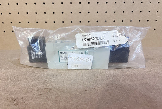 Numatics L22BB452O000030 Pneumatic Solenoid Valve 110V-120VAC Sealed NOS NEW