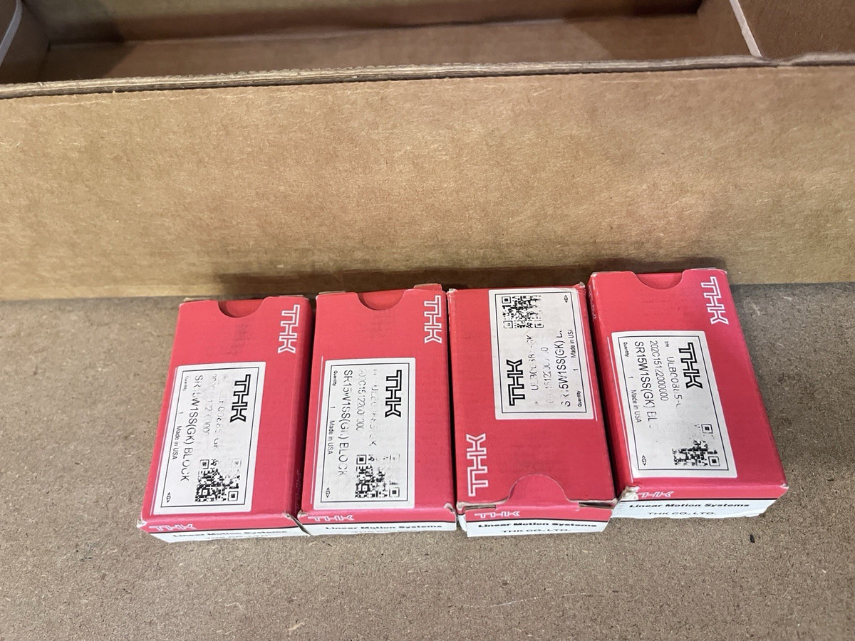 THK SR15 Linear Guide Rail 700mm with 4x SR15W Bearing Blocks Kit NEW⁠