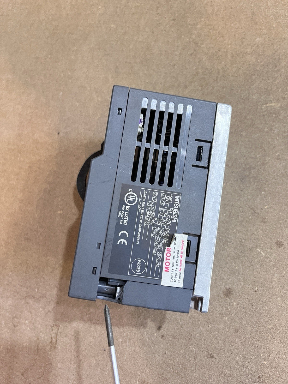 MITSUBISHI FR-E720-030-NA Drive