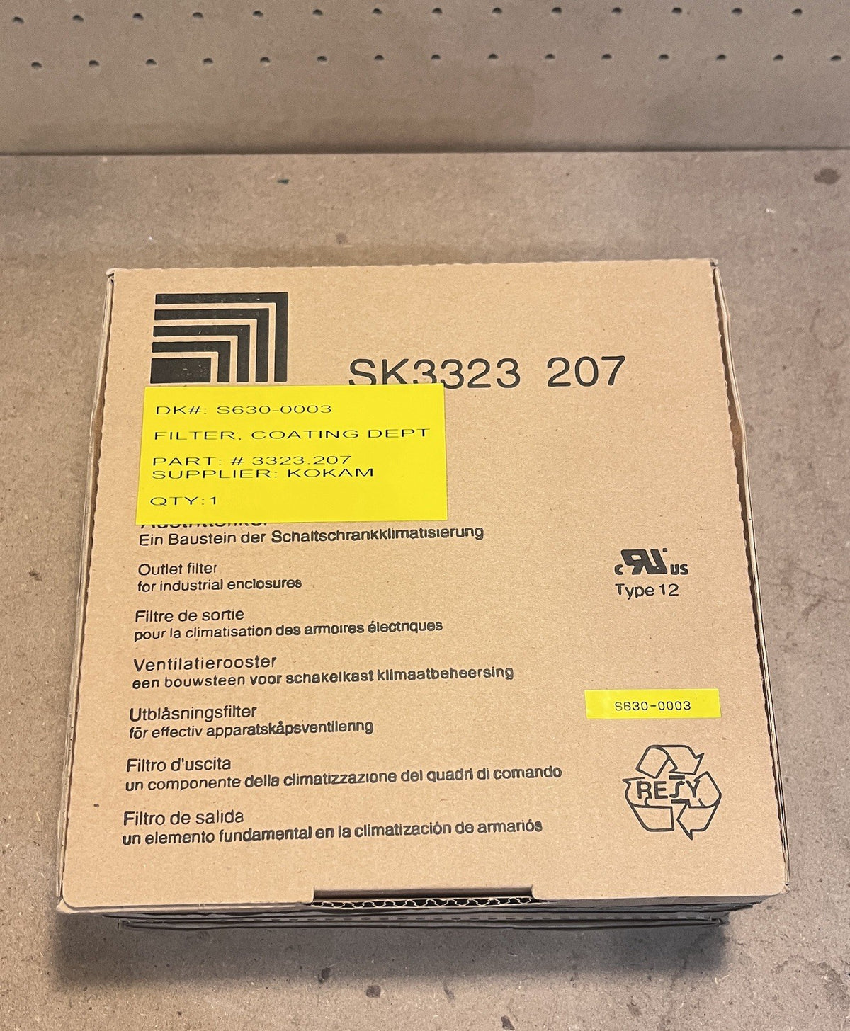 Rittal Filter SK3323.207#1pcs new in box