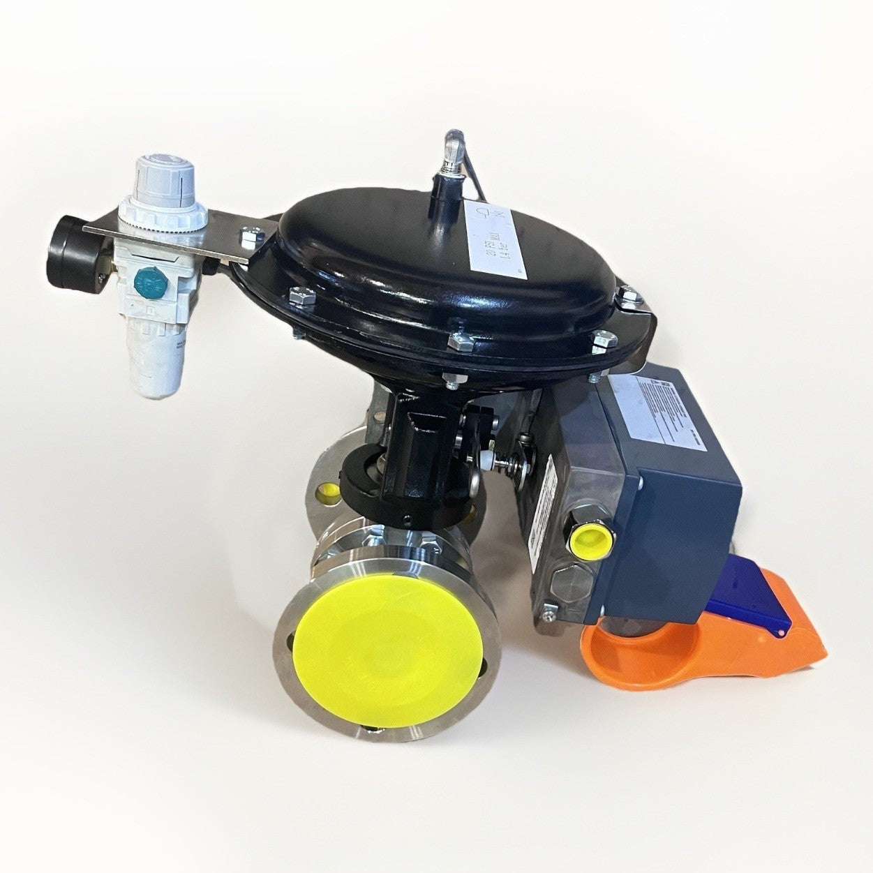 Jordan Valve 701-18 1" Sliding Gate Control Valve w/ Siemens PS2 Positioner