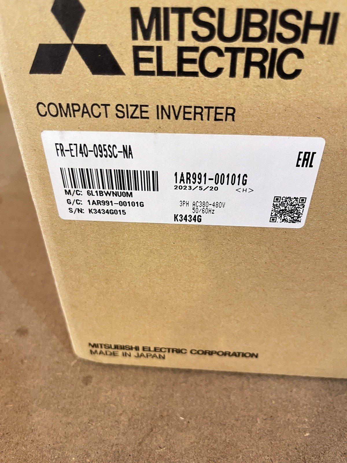 Mitsubishi FR-E740-095SC-NA Variable Frequency Drive VFD Inverter 3PH 480V NIB