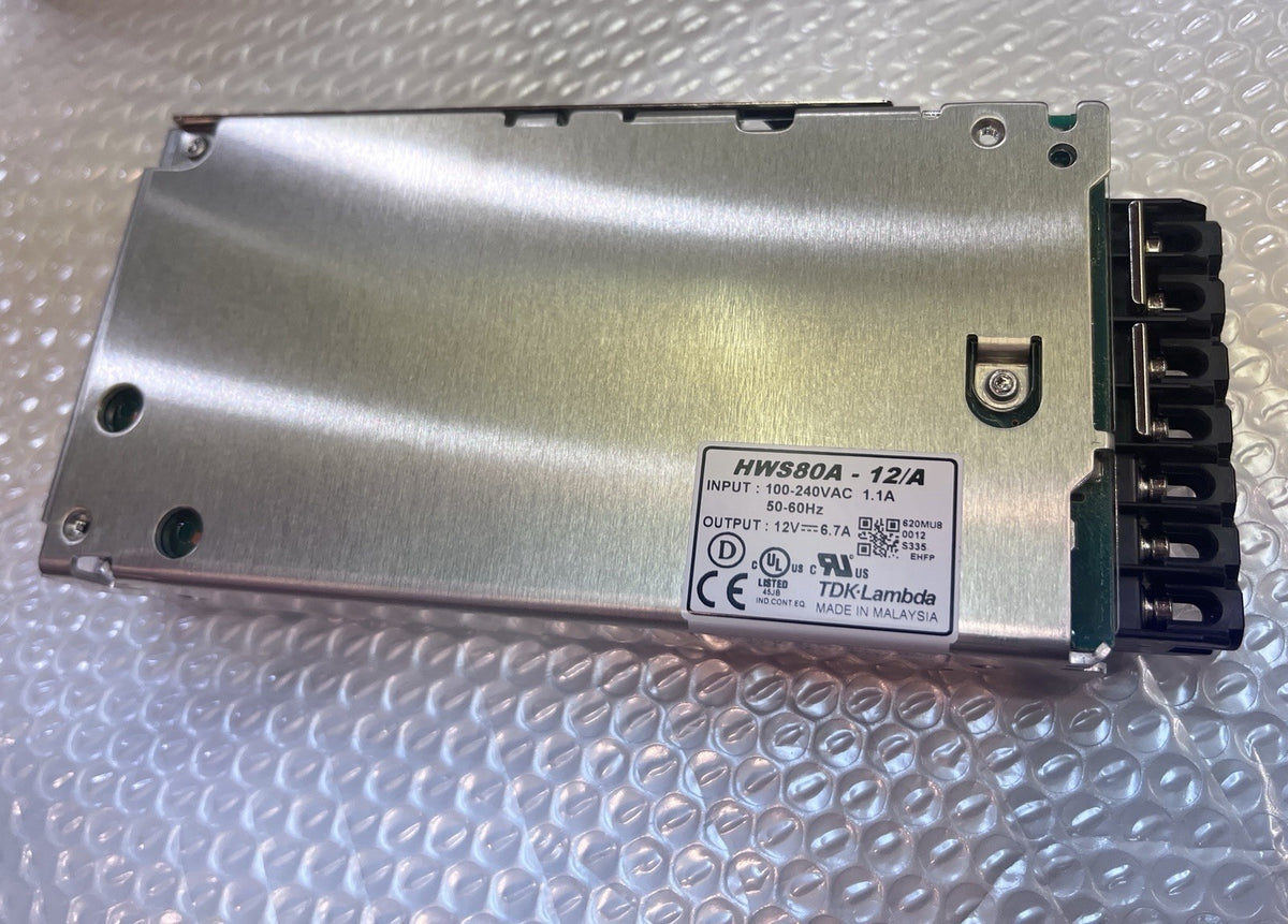 TDK-Lambda HWS80A-12/A AC-DC Switching Power Supply 12V 6.7A 80.4W New