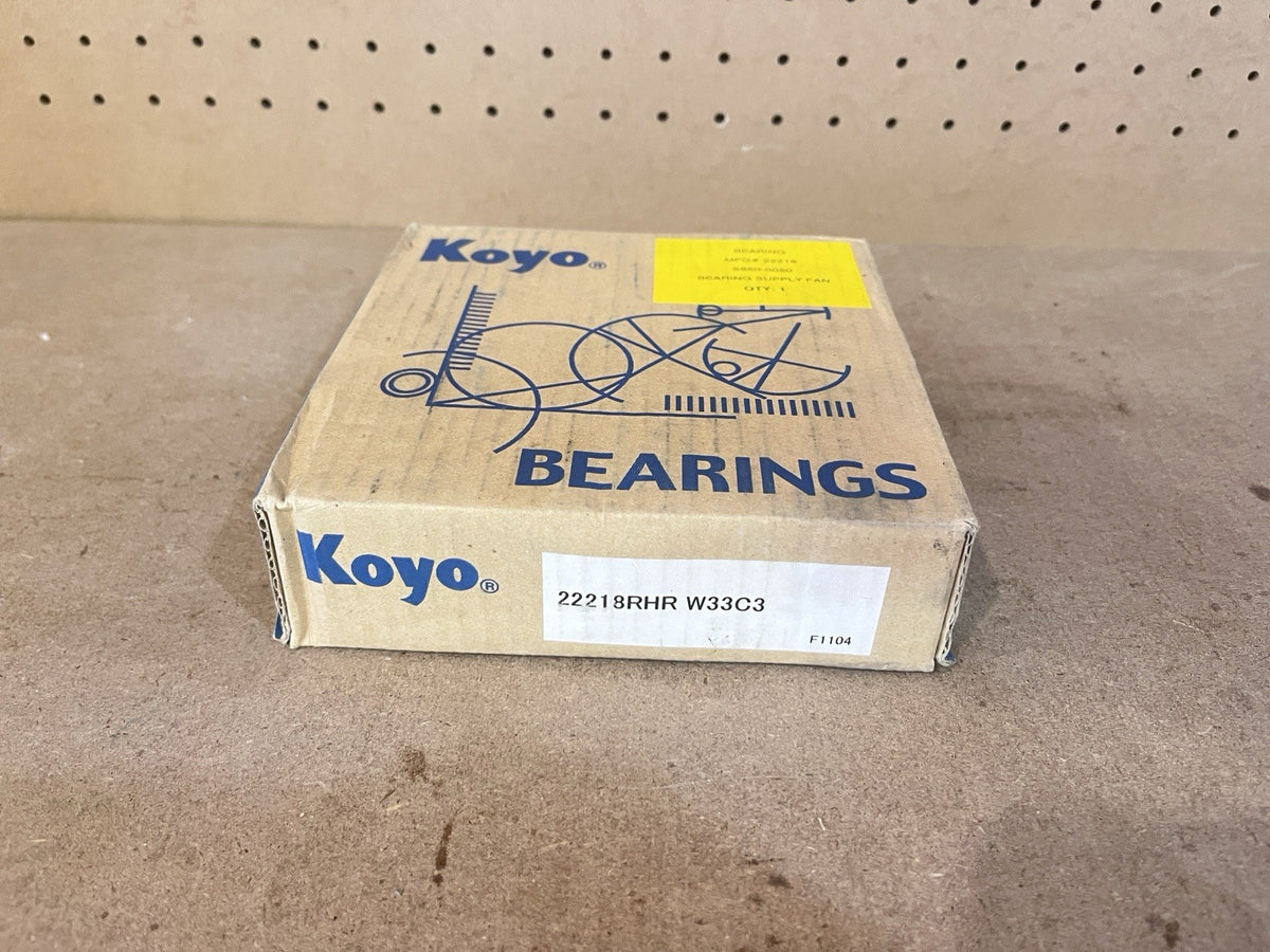 Koyo 22218RHR W33C3 Spherical Roller Bearing 90x160x40mm Japan New Old Stock