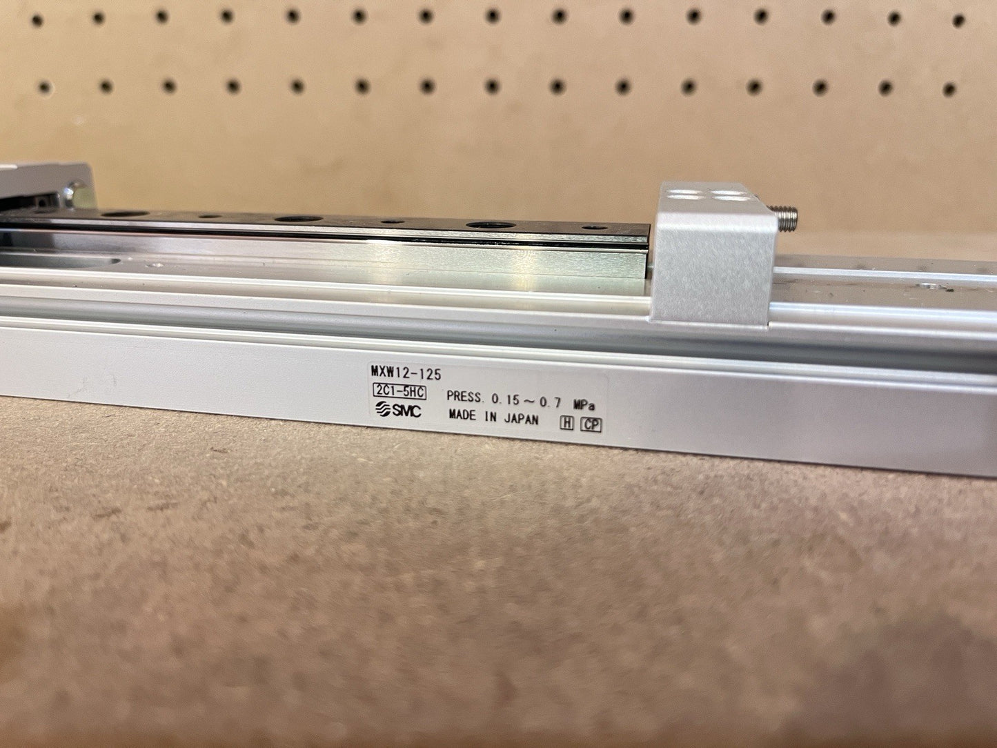 SMC Pneumatics: MXW12-125B Pneumatic Slide / Table