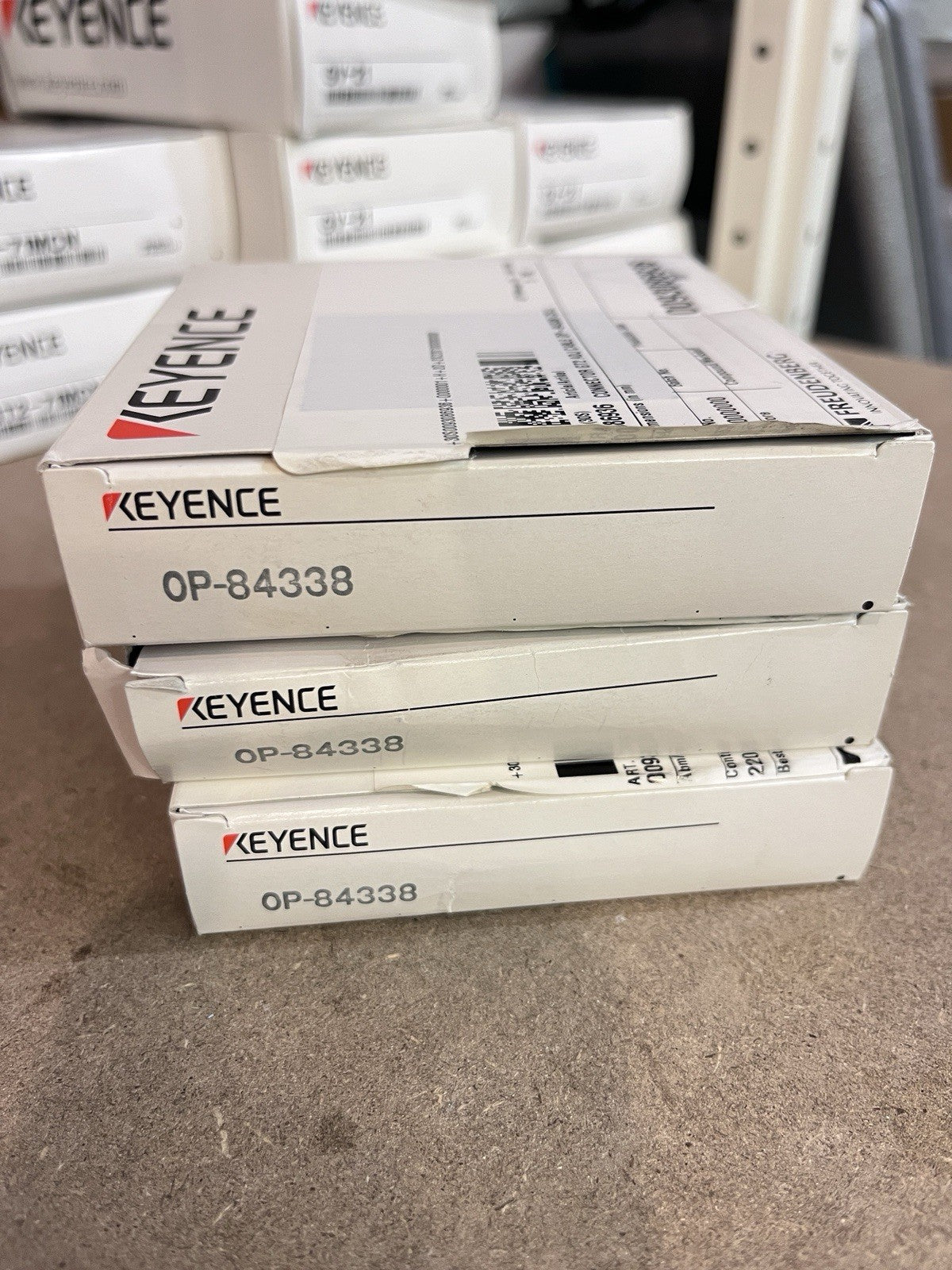 3PCS KEYENCE OP-84338 E-CON CONNECTOR SET
