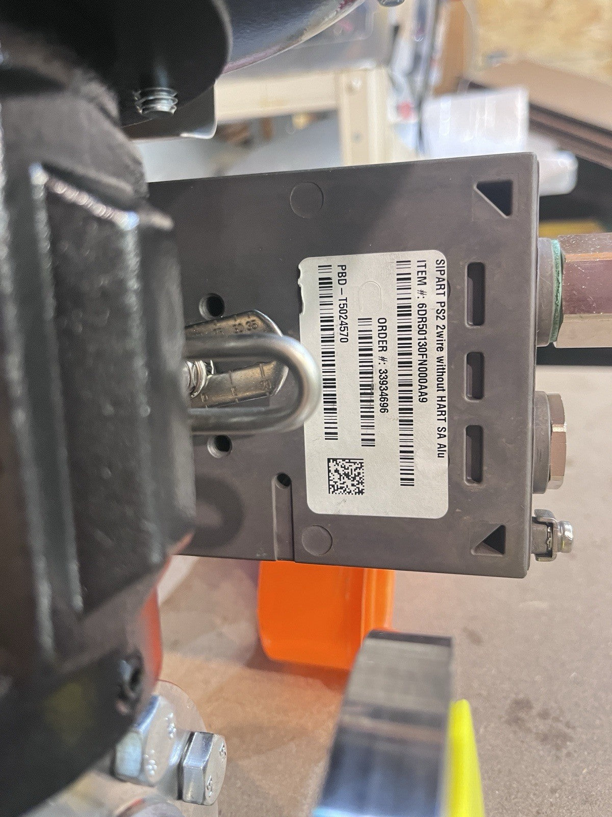 Jordan Valve 701-18 1" Sliding Gate Control Valve w/ Siemens PS2 Positioner