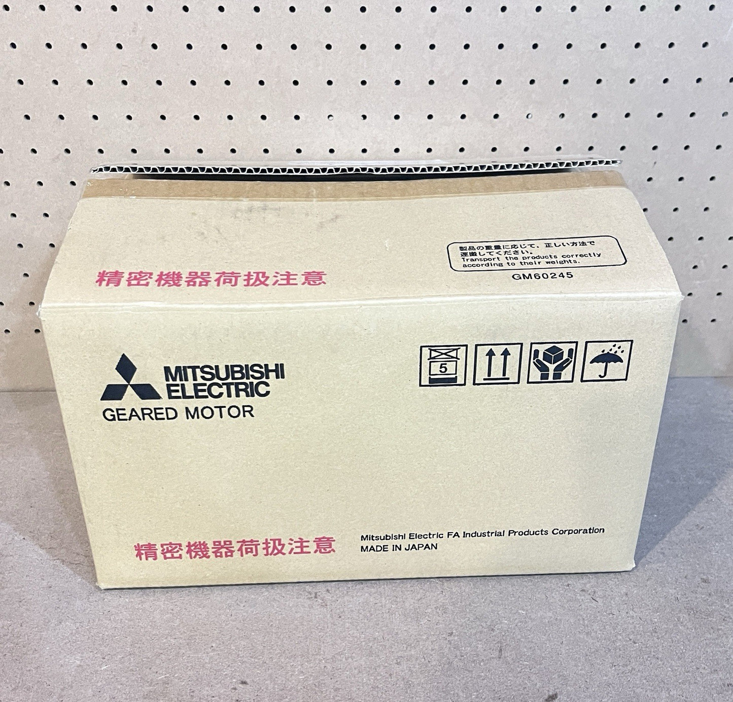 Mitsubishi GM-S 0.1kW 3-Phase Geared Motor Reduction Ratio 1:60 200V 220V NEW⁠