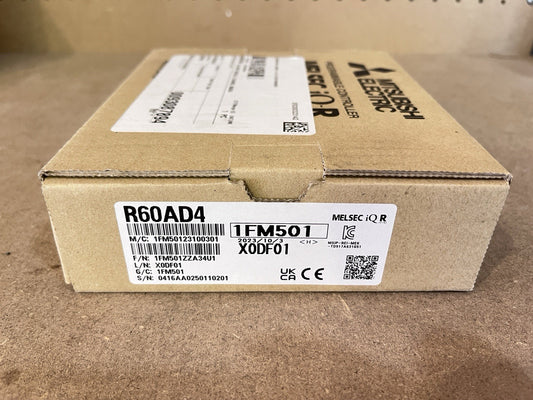 Mitsubishi R60AD4 MELSEC iQ-R 4-Channel Analog Input Module Brand New Open Box