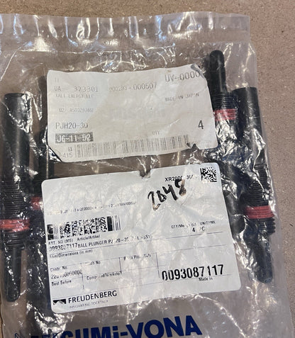 Lot of 4 MISUMI PJH20-30 Heavy Duty Spring Plunger M20 30mm New