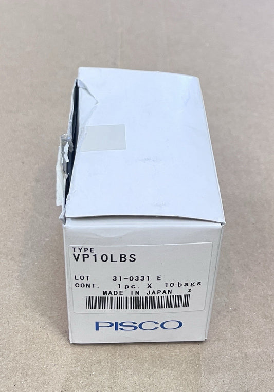 PISCO VP10LBS Vacuum Pad Rubber Soft Bellows Type Lot of 10 Pcs New NOS