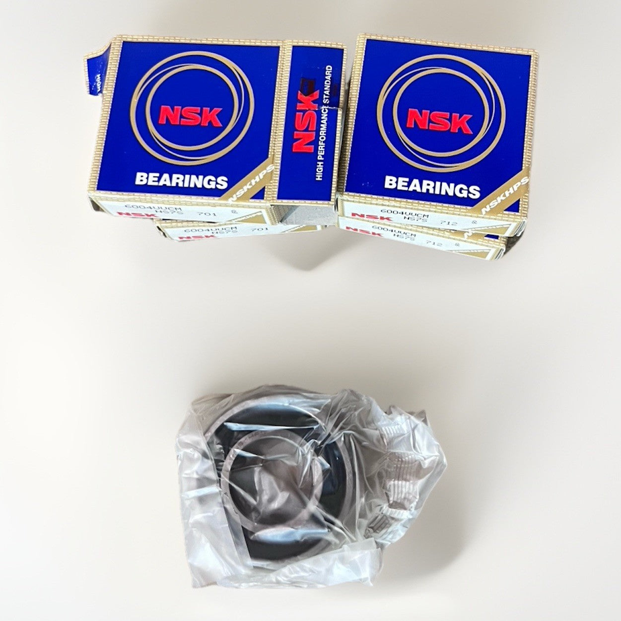 4 Pack NSK 6004VVCM Electric Motor Deep Groove Ball Bearings Sealed Japan