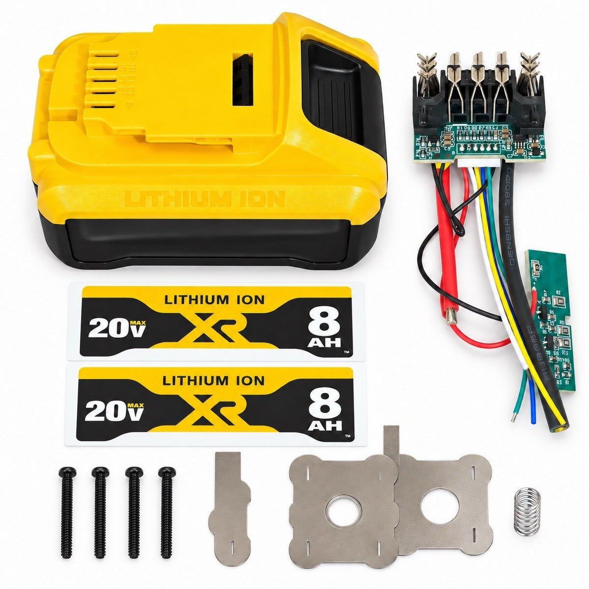 DCB200 9.0Ah Battery Case For DEWALT 18V 20V DIY 3Ah DCB184 Shell Box With BMS