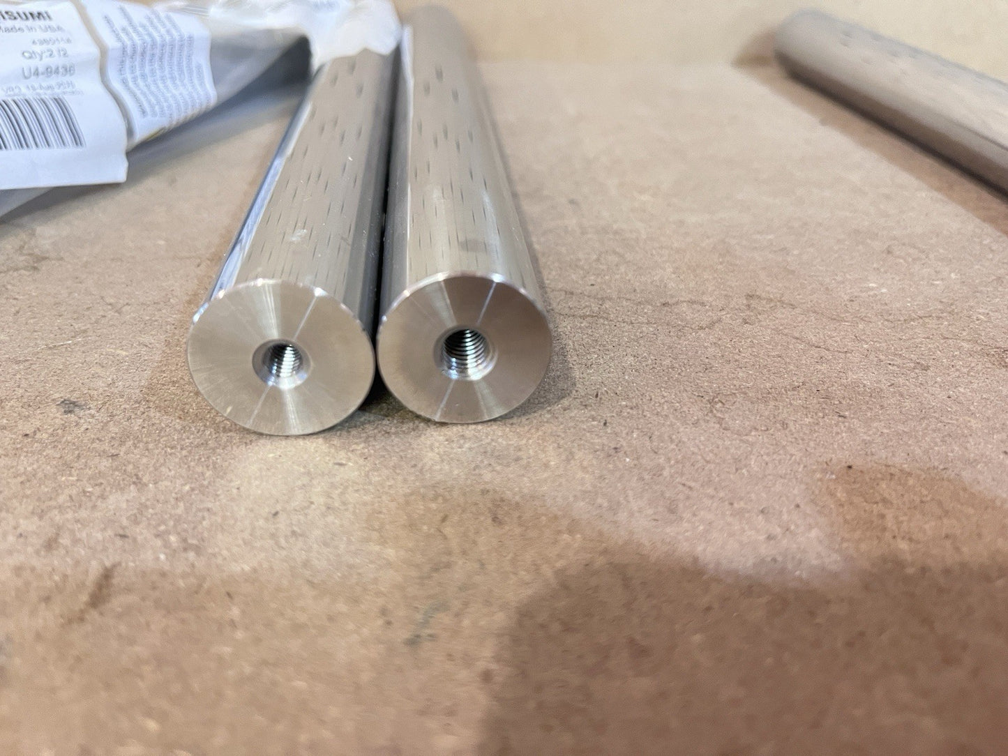 ⁠FWS 10000030 Shaft for Lift Station Precision Machined Threaded Shafting⁠ 2Pcs