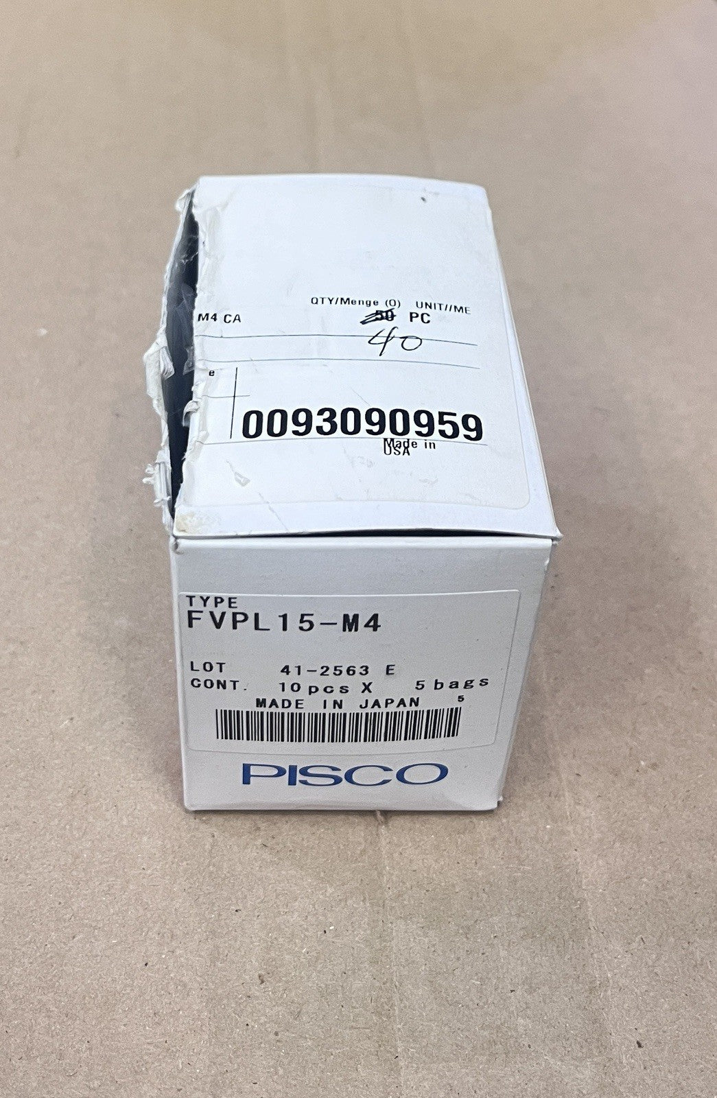 Pisco FVPL15-M4 Vacuum Pad Screw Set - New Pack of 4