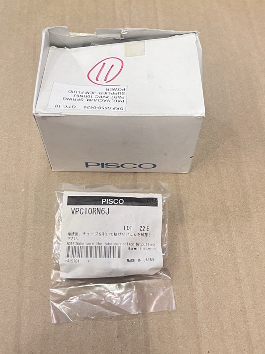 NEW PISCO VPC10RN6J Vacuum Pad Holder Vacuum Suction Cup Mount Lot Of 5