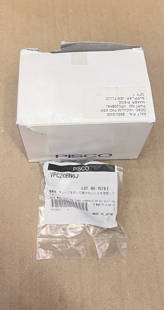 NEW PISCO VPC20BN6J Vacuum Pad Assembly 20mm Suction Cup Made in Japan Lot of 10