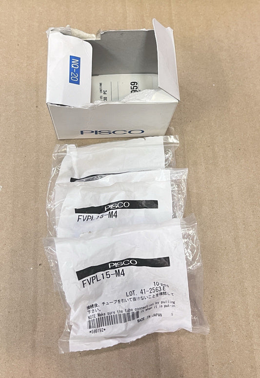 NEW PISCO FVPL15-M4 Vacuum Pad 1 Bag