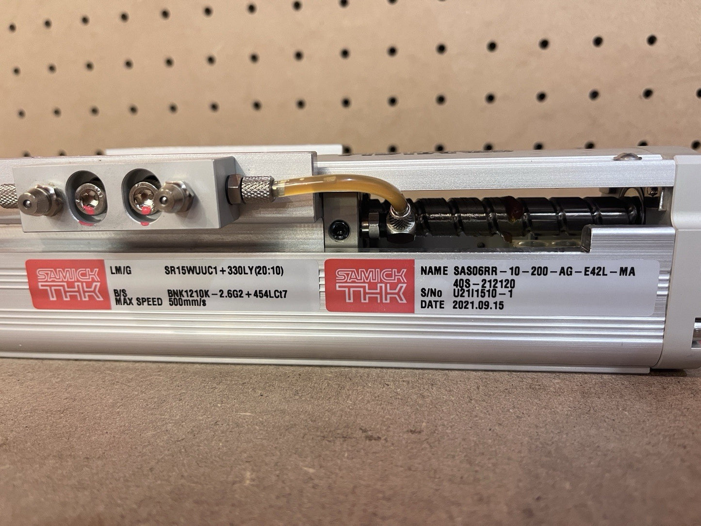 SAMICK THK SAS06 Precision Ball Screw Linear Actuator Stage 200mm NEW
