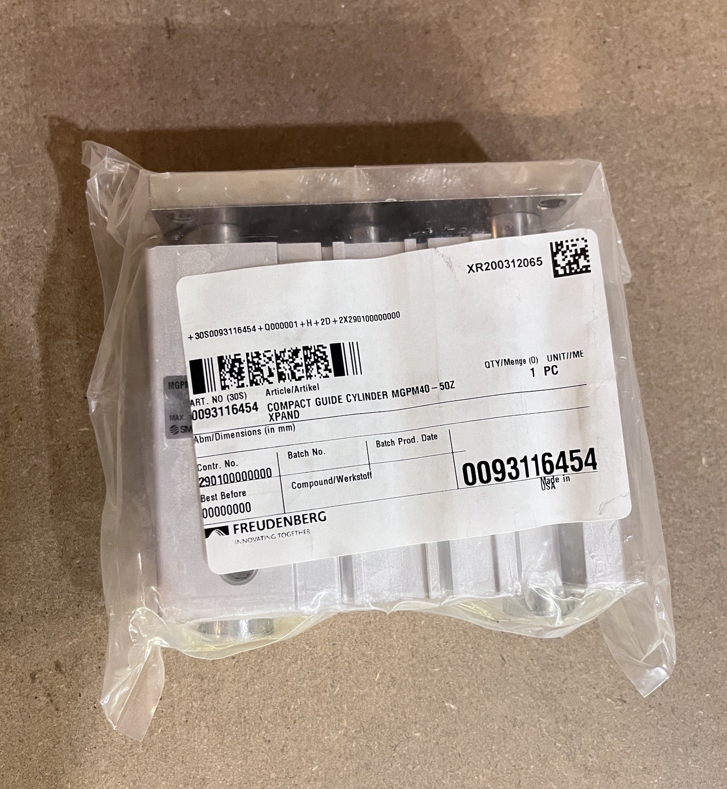 Brand New 1PCS SMC MGPM40-50Z Series Compact Guide Cylinder
