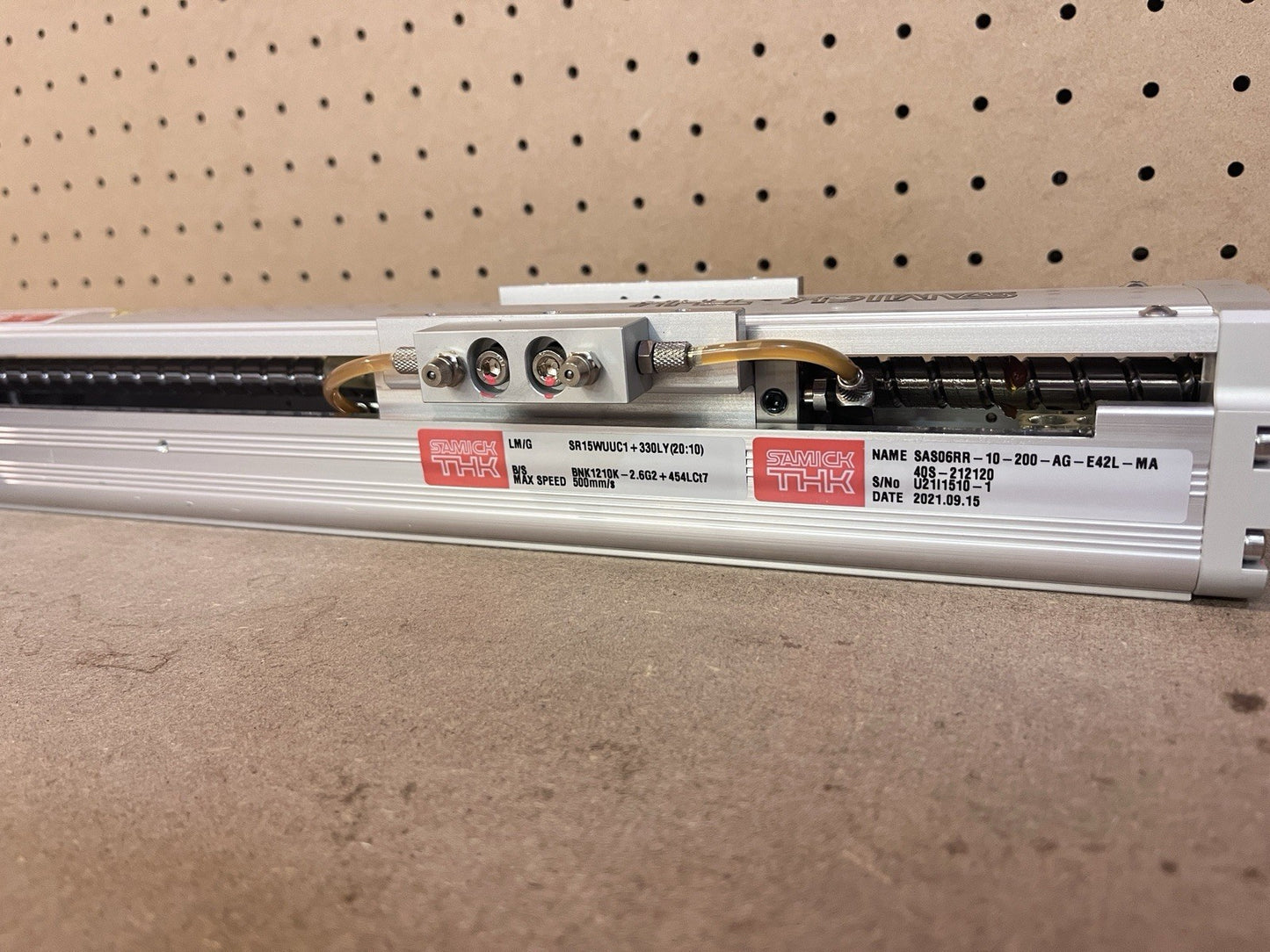 SAMICK THK SAS06 Precision Ball Screw Linear Actuator Stage 200mm NEW