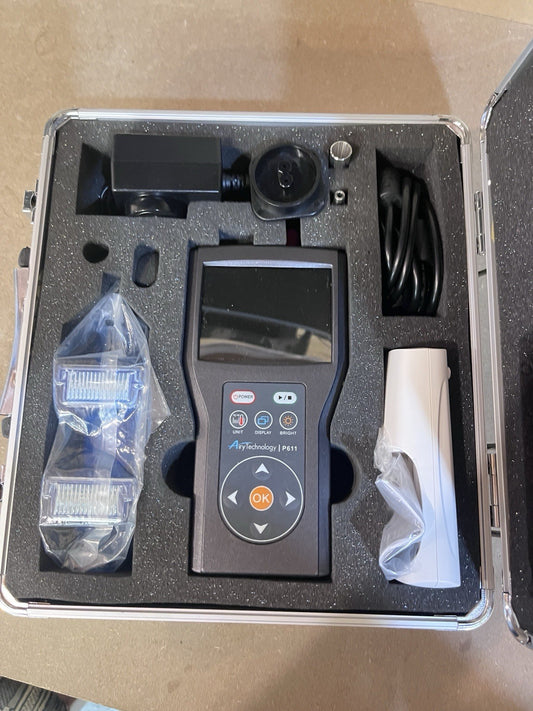 Airy P611 Handheld Laser Particle Counter Tester w/ Case - Tested Working