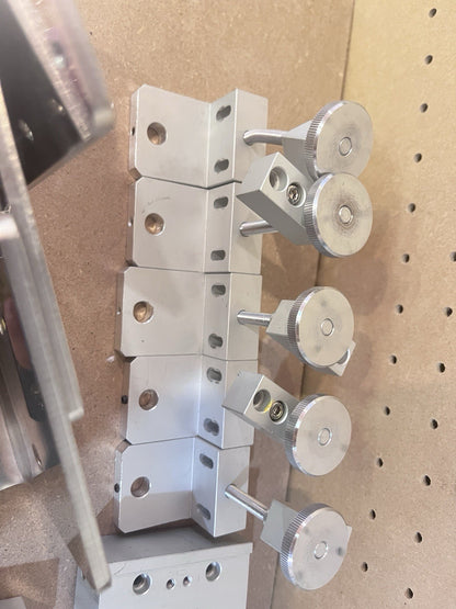 CNC Machined Aluminum Components Lot Mounting Plates Cylinder Brackets DIY